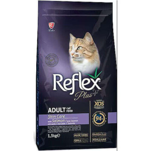 Reflex Plus Skin Care Somonlu Deri ve Tüy Sağlığı Kedi Maması 1,5 Kg